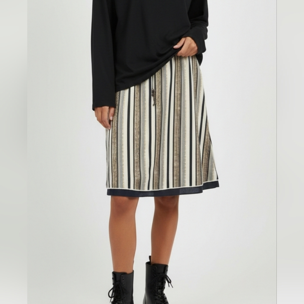Old Navy Striped Boho Skirt Metallic Festival A-Line XS